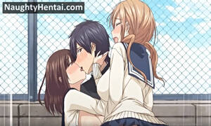 Anime Kiss Porn - Kiss Hug Part 2 | Naughty Threesome Hentai Porn