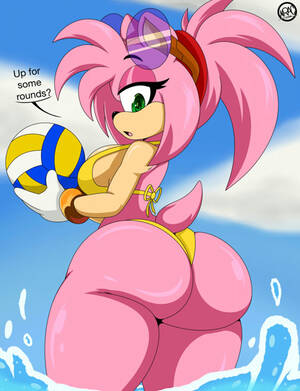 Amy Rose Bikini Porn - 168173 - suggestive, artist:nr_ac, amy rose (sonic), hedgehog, mammal,  anthro, sega, sonic the hedgehog (series), 2022, ball, beach, beach ball,  bedroom eyes, big breasts, bikini, breasts, butt, clothes, cloud, dialogue,  digital art,