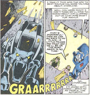 Argee Transformers Comic Porn - Transformers-issue-20-Ravage-Fall