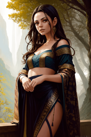 Mila Kunis Porn Toon Art - Still testing my new painting style model, what do you think? :  r/StableDiffusion