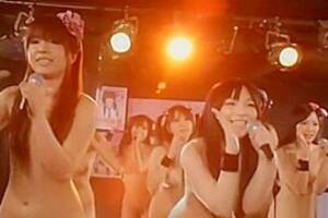 japanese nude stage - Japanese naked girls sing and dance on the stage, leaked 18 Years Old porno  video (Mar