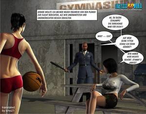 Basketball Player Cartoon - Playful basketball player girl gets fucked - Cartoon Sex - Picture 1