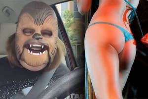 chewbacca star wars cartoon porn - Chewbacca mum Candace Payne offered porn role