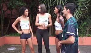 brazil world cup gangbang - Cute Brazilian cheats on World Cup day Â· PornHegemon