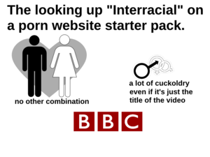 interracial porn addiction - The Looking up up \