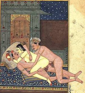 ancient india nude - Indian mughal painting