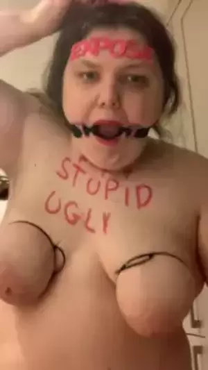 big fat pig slut - Fat pig slut exposed humiliation | xHamster