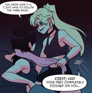 Lesbian Vampire Porn Cartoon - Wednesday Webcomics: â€œLesbiampiresâ€ â€“ The Geekiary