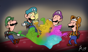 Luigis Mansion Porn - Looking forward to Luigi's Mansion 3! With the tight hallways in mind, I  just hope the Gooigis aren't as sticky as they look : r/NintendoSwitch