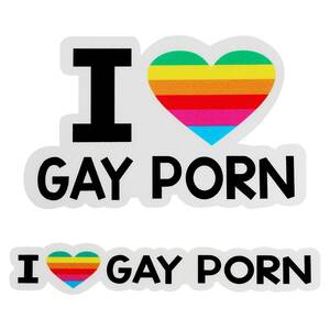 Gay Yeti Porn - Funny Creative I Love Gay Porn Car Sticker Decal for Skoda Yeti Octavia  Rapid Fabia Superb Kodiaq Scala Karoq - AliExpress