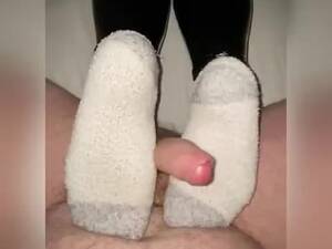 fuzzy sock footjob - Fluffy Socks Footjob in PVC Leggings - Pornhub.com