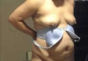 bbw wife voyeur - bbw wife getting dressed unaware