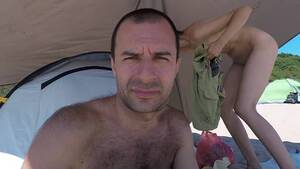 Bulgarian Voyeur Porn - Nudist couple self filming at Bulgarian beach