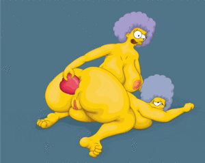 chubby anal animation - Patty and Selma Bouvier Milf Anal Sex Chubby Fisting < Your Cartoon Porn