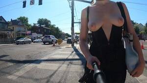 natural boobs in public - Teaser- Walking with my Breasts Fully out on a Public Street - Pornhub.com