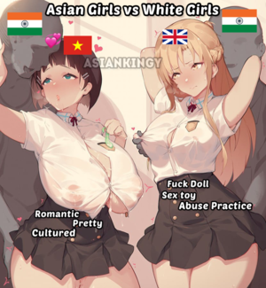 nerdy asian girls porn cartoons - How I View White Girls vs. Asian Girls Hentai - Anime, Cartoon, Hentai |  MOTHERLESS.COM â„¢