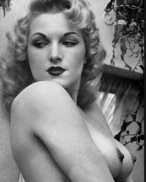 1940s vintage glamour nudes - Vintage Topless Nude Circa Late 1940s 730-1007 Black & - Etsy