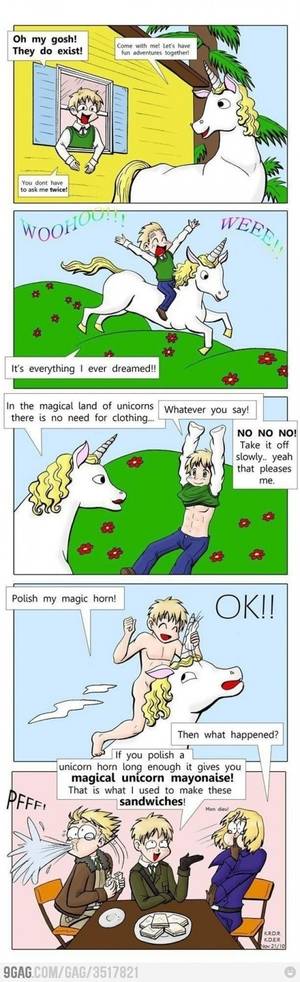 Magical Unicorn Porn - Hetalia using a Robot Chicken sketch. I can see it happening.