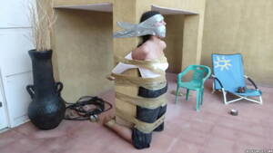Duct Tape Humiliated - Christian Girl Duct Taped To Pillar And Gagged Tight - XVIDEOS.COM