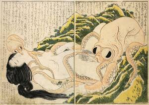 japanese nude cartoon art - The Dream of the Fisherman's Wife - Wikipedia