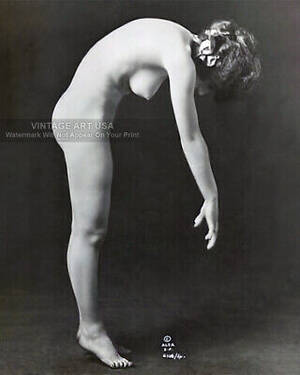 1920s vintage nude black - Vintage 1920s Female Nude in Profile Photo - Xan Stark, Alta Studio  Photograph | eBay