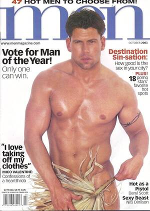 Gay Male Porn Stars 2003 - Mico Valentine l 2003 Man of the Year Ballot l Tribute to the Best Gay Porn  Star Butts in the Business - October, 2003 Men Magazine: Amazon.com: Books