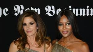 Cindy Crawford Porn Sextape - Cindy Crawford Wears See-Through Top in Throwback With Naomi Campbell