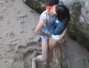hidden cam catches couple fucking - I caught kinky teen couple fucking on a beach. Hidden cam video - Mylust.com
