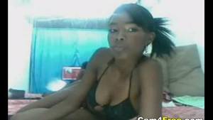 ebony teen webcam - Gorgeous Ebony Teen Strips On Webcam