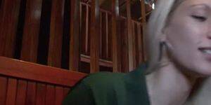 Blonde Bartender Porn - Hot Blonde Bartender Fucked After Failed Casting with Ugly Chick (Uma Zex)  - Tnaflix.com