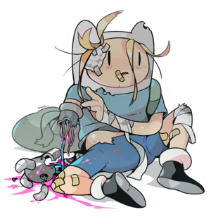 Adventure Time Foot Porn - Finn Banged Up : r/adventuretime