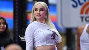 Kim Petras Nude Porn - Kim Petras gets LOCKED OUT of X account for posting TOPLESS profile snap -  as star posts fiery response to ban | Daily Mail Online