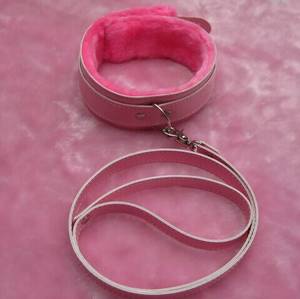 Fur Sex Toys - Fetish Porn Adult Sex Pink Leahter Fur Furry Slave Neck Belts Collars  Collares Toys Products For