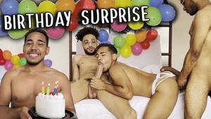 for his birthday - BIRTHDAY SURPRISE gay porn video on Bravofucker