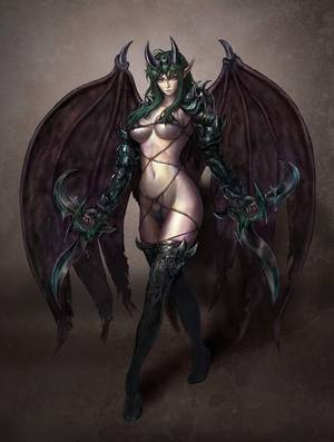 Demon And Woman Sex - Devil, vampire and werewolf # 3003