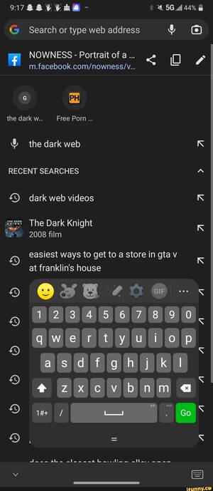 Dark Type Of Porn - 44% Search or type web address NOWNESS - Portrait of m.facebook. PH the dark  w...