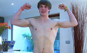 Archie Preston Porn - Young Straight Pup Archie is Becomming a Man, Slightly Hairy Nicely Muscled  & Shoots Big