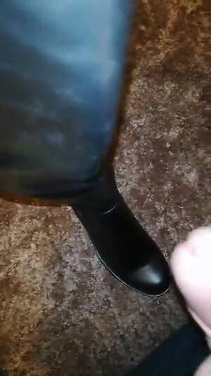 Flat Boots - Cum on flat otk boots | xHamster