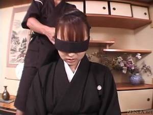 asian wife blindfold - 