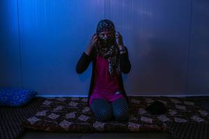 Black Schoolgirl Slave Porn - A woman, who said she was raped by Islamic State militants, at a refugee  camp in the Kurdistan region of northern Iraq. Credit Mauricio Lima for The  New ...