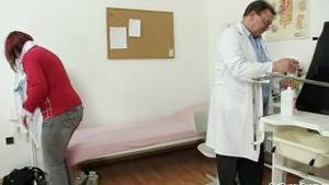 Medical Porn Enema - Woolly gramma enema during a medical examination