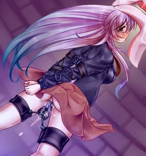 hentai bdsm pussy - Huge vibreator in pussy gives painful pleasure ...