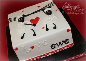 3d Cake Porn - Love Ewe cake by