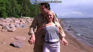 Beach Prostitutes Porn - Sex on the beach with pickup blonde