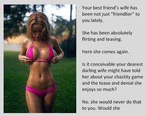 Best Friend Wife Porn Captions - thumbs.pro : tangodeltawilli: Your best friend's wife has been not just  â€œfriendlierâ€ to you lately.She has been absolutely flirting and  teasing.Here she comes again.Is it conceivable your dearest darling wife  might have
