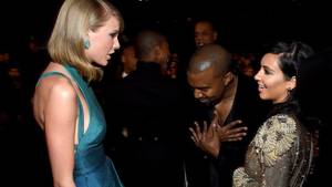 Kanye West Taylor Swift Interracial Porn - Taylor Swift, Kim Kardashian and Kanye West