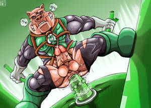 claw - Are there any issues where Kilowog shows skin? (especially his ass?) DC  readers, help me out!