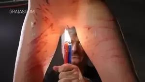Candle Wax Torture Porn - Bound slut got her pussy tortured with candle wax BDSM - BDSM.one