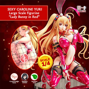 donna summer cartoon hentai - ADP Large-Scale Sexy Bunny Caroline Yuri 18+ Anime Figurine OH-FG-016
