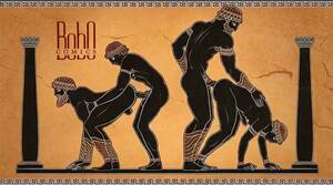 Ancient Greek Gay Porn Comics - Cartoon: Ancient Greek pottery art, maybe! - ThisVid.com